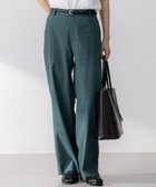 【23区/NIJYUSANKU】の【Oggi5月号掲載/洗える】リネンレーヨンストレッチ ワイド パンツ ダークグリーン系|ID: prp329100004389152 ipo3291000000033584404