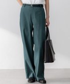 【23区/NIJYUSANKU】の【Oggi5月号掲載/洗える】リネンレーヨンストレッチ ワイド パンツ ダークグリーン系|ID: prp329100004389152 ipo3291000000035725250