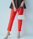 【23区/NIJYUSANKU】の【洗える】リネンレーヨンストレッチ テーパード パンツ オレンジ系|ID: prp329100004389156 ipo3291000000031814642