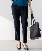 【23区/NIJYUSANKU】の【洗える】リネンレーヨンストレッチ テーパード パンツ ネイビー系|ID: prp329100004389156 ipo3291000000033604583