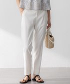 【23区/NIJYUSANKU】の【洗える】リネンレーヨンストレッチ テーパード パンツ ホワイト系|ID: prp329100004389156 ipo3291000000033604585
