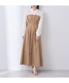 【イェッカ ヴェッカ/YECCA VECCA】のベアドッキングワンピース 人気、トレンドファッション・服の通販 founy(ファニー) ファッション Fashion レディースファッション WOMEN ワンピース Dress シャツワンピース Shirt Dresses ドッキング Docking ポケット Pocket 人気 Popularity 夏 Summer 定番 Standard 春 Spring S/S・春夏 Ss・Spring/Summer thumbnail Beige|ID: prp329100004389245 ipo3291000000031896111