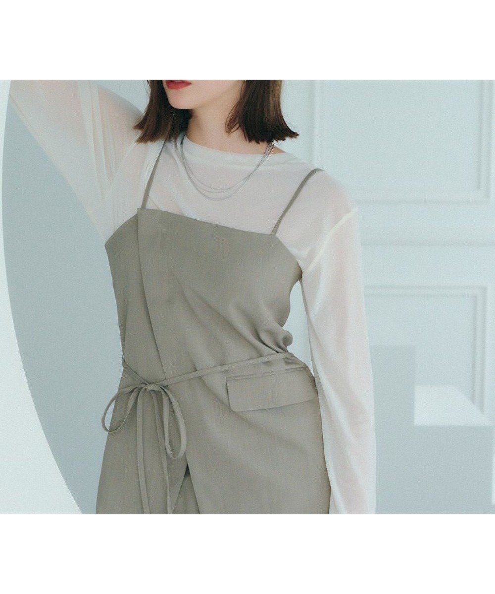 【イェッカ ヴェッカ/YECCA VECCA】のクルーネックレイヤードシアートップス インテリア・キッズ・メンズ・レディースファッション・服の通販 founy(ファニー) 　ファッション　Fashion　レディースファッション　WOMEN　トップス・カットソー　Tops/Tshirt　シャツ/ブラウス　Shirts/Blouses　ロング / Tシャツ　T-Shirts　カットソー　Cut and Sewn　カットオフ　Cut Off　カットソー　Cut And Sew　チュール　Tulle　ポケット　Pocket　夏　Summer　S/S・春夏　Ss・Spring/Summer　A/W・秋冬　Aw・Autumn/Winter・Fw・Fall-Winter　Off White|ID: prp329100004389261 ipo3291000000031653596