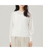 【自由区/JIYU-KU】の【洗える】シアーアセテート ニット オフホワイト|ID: prp329100004389266 ipo3291000000032664380