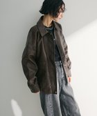 【グリーンパークス/Green Parks】の・ELENCARE DUE 合皮ステンカラーブルゾ 人気、トレンドファッション・服の通販 founy(ファニー) ファッション Fashion レディースファッション WOMEN アウター Coat Outerwear ジャケット Jackets ブルゾン Blouson/Jackets NEW・新作・新着・新入荷 New Arrivals おすすめ Recommend ジャケット Jacket フェイクレザー Faux Leather フラップ Flap ブルゾン Blouson ポケット Pocket ユーズド Used 夏 Summer 春 Spring S/S・春夏 Ss・Spring/Summer thumbnail Brown|ID: prp329100004389308 ipo3291000000030683961