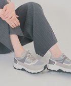 【ブリジット バーキン/Bridget Birkin】の【PARADIS COULEUR】エラスティックシューレーススニーカー 人気、トレンドファッション・服の通販 founy(ファニー) ファッション Fashion レディースファッション WOMEN シンプル Simple スニーカー Sneakers 軽量 Lightweight thumbnail グレーコンビ|ID: prp329100004389326 ipo3291000000032186104
