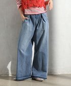 【グリーンパークス/Green Parks】のタックワイドデニムパンツ Medium Indigo|ID: prp329100004389329 ipo3291000000031975727