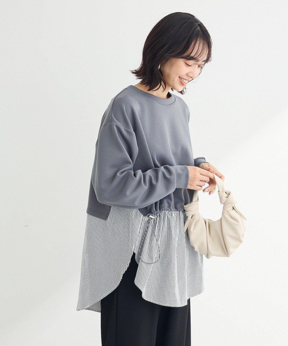 【グリーンパークス/Green Parks】のダンボールドッキングチュニック 人気、トレンドファッション・服の通販 founy(ファニー) 　ファッション　Fashion　レディースファッション　Fashion for Women　ワンピース　Dresses　チュニック　Tunic Tops & Dresses　ストライプ　Stripe, Striped Pattern　チュニック　Tunic, Long Top　ドローコード　Drawcord, Drawstring Cord　ポケット　Pocket, Pocket Detail　夏　Summer　春　Spring　S/S・春夏　SS, Spring/Summer, Warm Season　 other-1|ID: prp329100004389333 ipo3291000000032497732