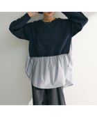 【グリーンパークス/Green Parks】のダンボールドッキングチュニック Navy|ID: prp329100004389333 ipo3291000000032497736