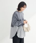 【グリーンパークス/Green Parks】のダンボールドッキングチュニック 人気、トレンドファッション・服の通販 founy(ファニー) ファッション Fashion レディースファッション Fashion for Women ワンピース Dresses チュニック Tunic Tops & Dresses ストライプ Stripe, Striped Pattern チュニック Tunic, Long Top ドローコード Drawcord, Drawstring Cord ポケット Pocket, Pocket Detail 夏 Summer 春 Spring S/S・春夏 SS, Spring/Summer, Warm Season thumbnail Gray|ID: prp329100004389333 ipo3291000000033481977