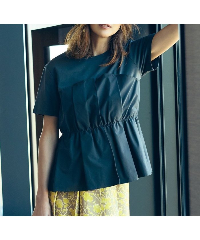 【自由区/JIYU-KU】の【SHIHOさん着用・洗える】ビスチェコンビ Tシャツ インテリア・キッズ・メンズ・レディースファッション・服の通販 founy(ファニー) https://founy.com/ ファッション Fashion レディースファッション WOMEN トップス・カットソー Tops/Tshirt シャツ/ブラウス Shirts/Blouses ロング / Tシャツ T-Shirts カットソー Cut and Sewn ビスチェ Bustier カットソー Cut And Sew コンビ Combination ストレッチ Stretch トレンド Trend ビスチェ Bustier 吸水 Water Absorption 夏 Summer 春 Spring S/S・春夏 Ss・Spring/Summer 洗える Washable |ID: prp329100004389343 ipo3291000000030898912