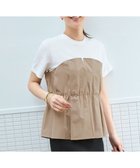 【自由区/JIYU-KU】の【SHIHOさん着用・洗える】ビスチェコンビ Tシャツ オフ×シナモン|ID: prp329100004389343 ipo3291000000032650018