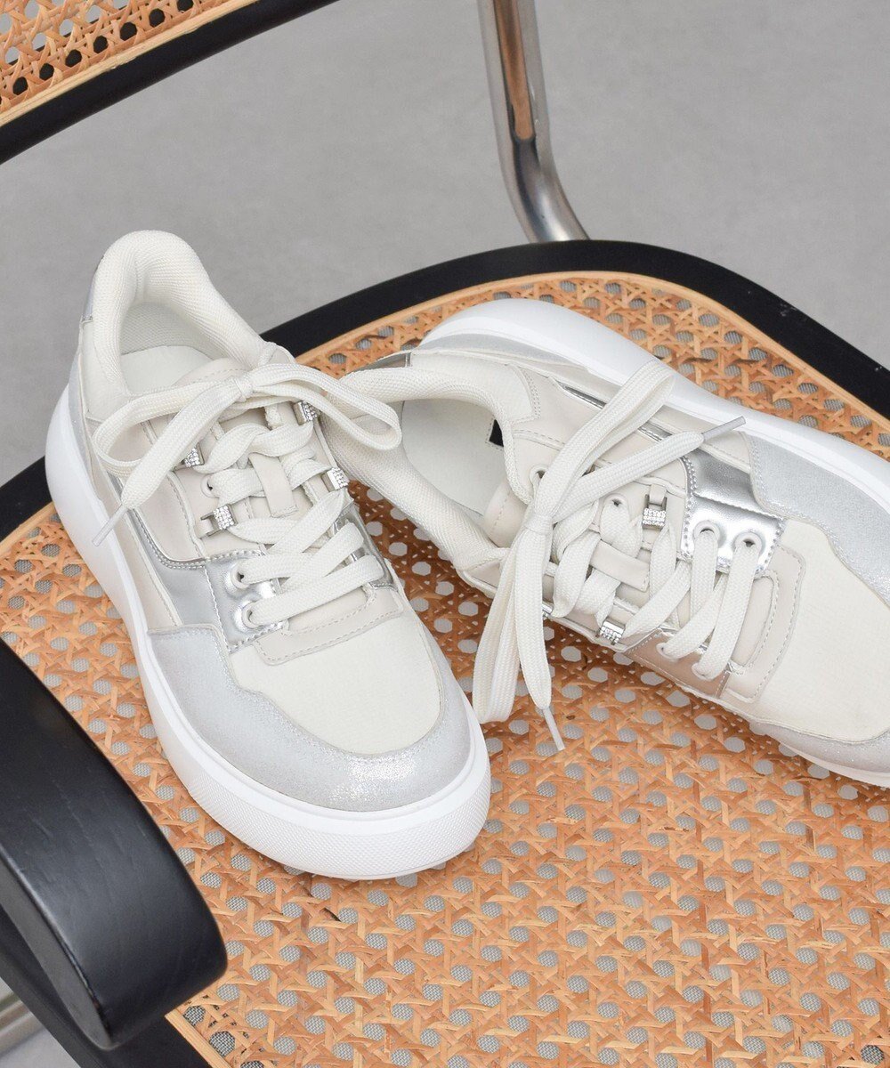 【ブリジット バーキン/Bridget Birkin】の【PARADIS COULEUR】晴雨兼用厚底スニーカー 人気、トレンドファッション・服の通販 founy(ファニー) 　ファッション　Fashion　レディースファッション　WOMEN　スニーカー　Sneakers　ビジュー　Bijou　ミックス　Mix　厚底　Platforms　 other-1|ID: prp329100004389356 ipo3291000000032240433