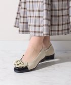 【ブリジット バーキン/Bridget Birkin】の【Bridget Birkin Walk】ラメリボンウォーキングパンプス 人気、トレンドファッション・服の通販 founy(ファニー) ファッション Fashion レディースファッション WOMEN フィット Fit リボン Ribbon thumbnail ベージュコンビ|ID: prp329100004389358 ipo3291000000031941892