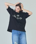 【グレース コンチネンタル/GRACE CONTINENTAL】のレタードプリントTシャツ ブラック|ID: prp329100004389371 ipo3291000000031941599
