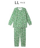 【ツモリチサト スリープ/tsumori chisato SLEEP】のツモリチサト パジャマ 長袖 長ズボン 綿混(本体) パイル素材 UDX538 /ワコール グリーン|ID: prp329100004391847 ipo3291000000031941852