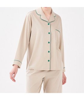 【ウンナナクール/une nana cool】の【綿100%】シルケットスムースパジャマ MADE WITH LIBERTY FABRIC 人気、トレンドファッション・服の通販 founy(ファニー) ファッション Fashion レディースファッション WOMEN スタイリッシュ Stylish パイピング Piping パジャマ Pajamas プリント Print リラックス Relax おすすめ Recommend |ID:prp329100004391886