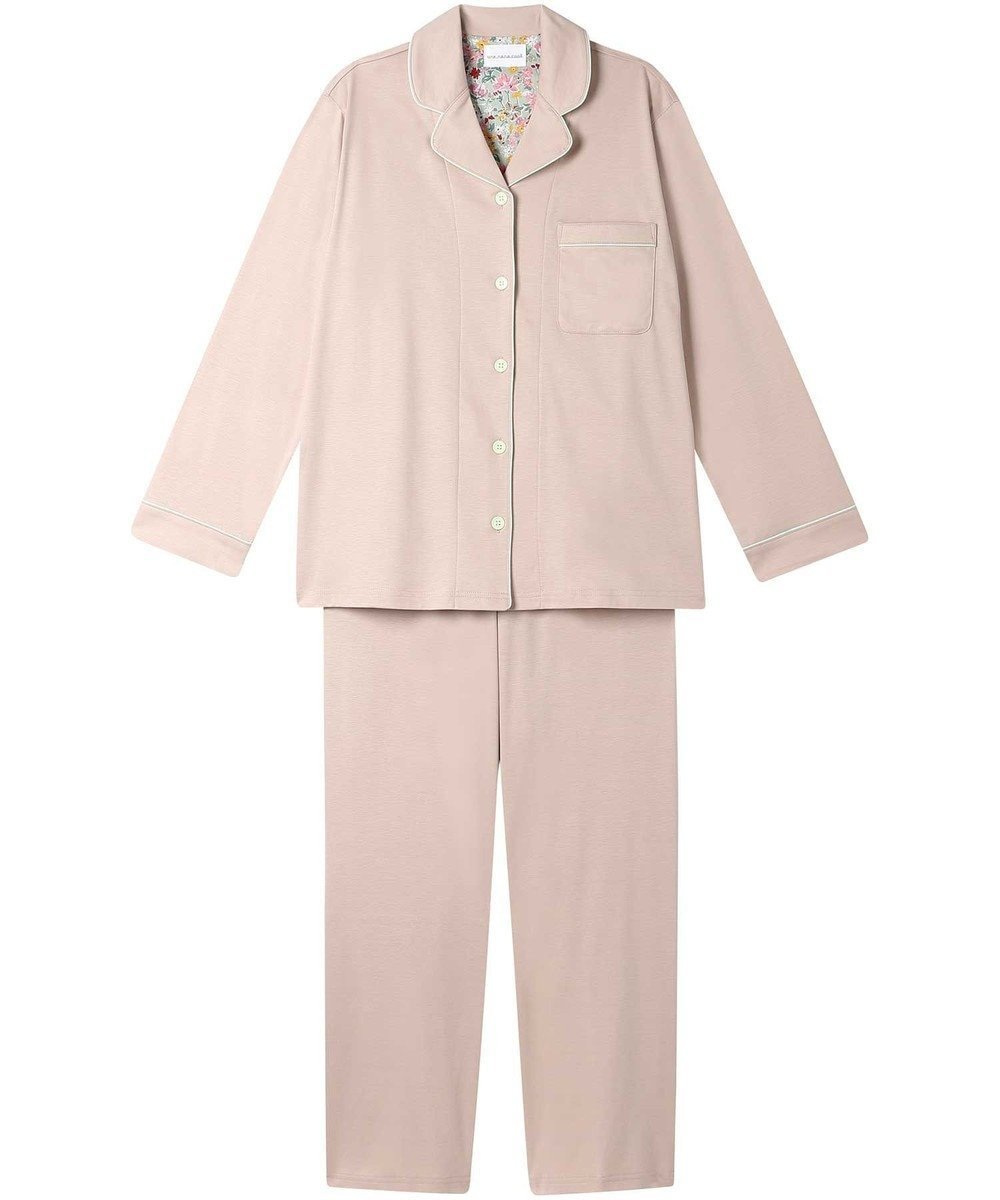 【ウンナナクール/une nana cool】の【綿100%】シルケットスムースパジャマ MADE WITH LIBERTY FABRIC インテリア・キッズ・メンズ・レディースファッション・服の通販 founy(ファニー) 　ファッション　Fashion　レディースファッション　Ladies' Fashion Online　スタイリッシュ　Stylish　パイピング　Piping　パジャマ　Pajamas　プリント　Print　リラックス　Relax　おすすめ　Recommend　SP|ID: prp329100004391886 ipo3291000000032560284