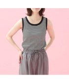 【エニィファム/any FAM】の【新色追加/洗濯機可/UVケア/抗菌防臭】ラウンドタンクトップ オフ×ブラック|ID: prp329100004391903 ipo3291000000030706658