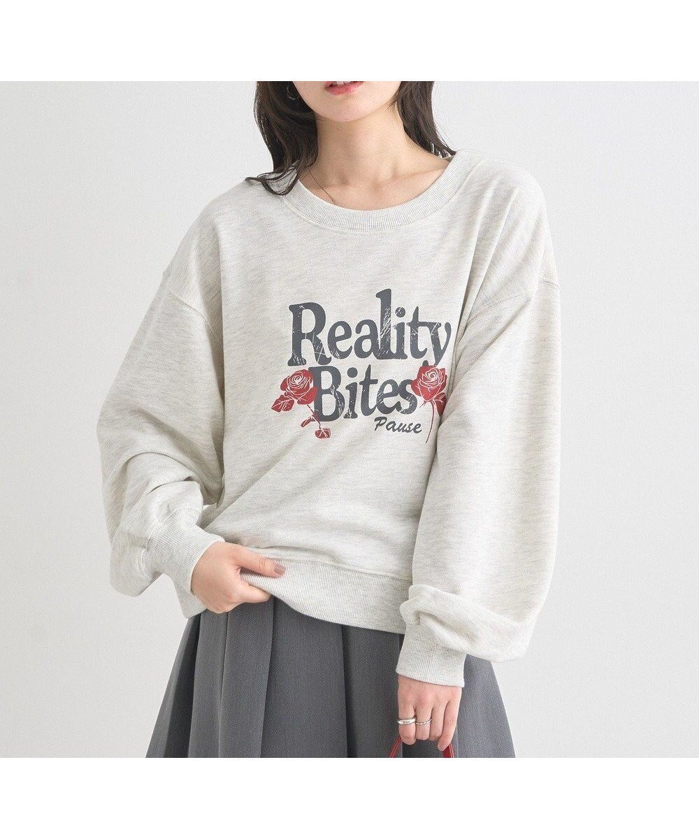 【アースミュージックアンドエコロジー/earth music&ecology】のローズ×ロゴグラフィックスウェット 人気、トレンドファッション・服の通販 founy(ファニー) 　ファッション　Fashion　レディースファッション　WOMEN　トップス・カットソー　Tops/Tshirt　パーカ　Sweats　スウェット　Sweat　おすすめ　Recommend　グラフィック　Graphic　スウェット　Sweat　プリント　Print　ボトム　Bottom　ポケット　Pocket　ローズ　Rose　夏　Summer　春　Spring　S/S・春夏　Ss・Spring/Summer　 other-1|ID: prp329100004391921 ipo3291000000031942549