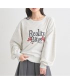 【アースミュージックアンドエコロジー/earth music&ecology】のローズ×ロゴグラフィックスウェット Oatmeal|ID: prp329100004391921 ipo3291000000031942550