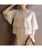 【エニィ スィス/any SiS】の【洗える】フリルシアー ニット オートミール|ID: prp329100004391938 ipo3291000000034296121