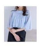 【エニィ スィス/any SiS】の【洗える】フリルシアー ニット ライトブルー|ID: prp329100004391938 ipo3291000000034296122