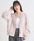 【アースミュージックアンドエコロジー/earth music&ecology】のチュールレイヤードMA-1 Pink Beige|ID: prp329100004391957 ipo3291000000032039353