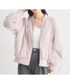 【アースミュージックアンドエコロジー/earth music&ecology】のチュールレイヤードMA-1 Pink Beige|ID: prp329100004391957 ipo3291000000033588793