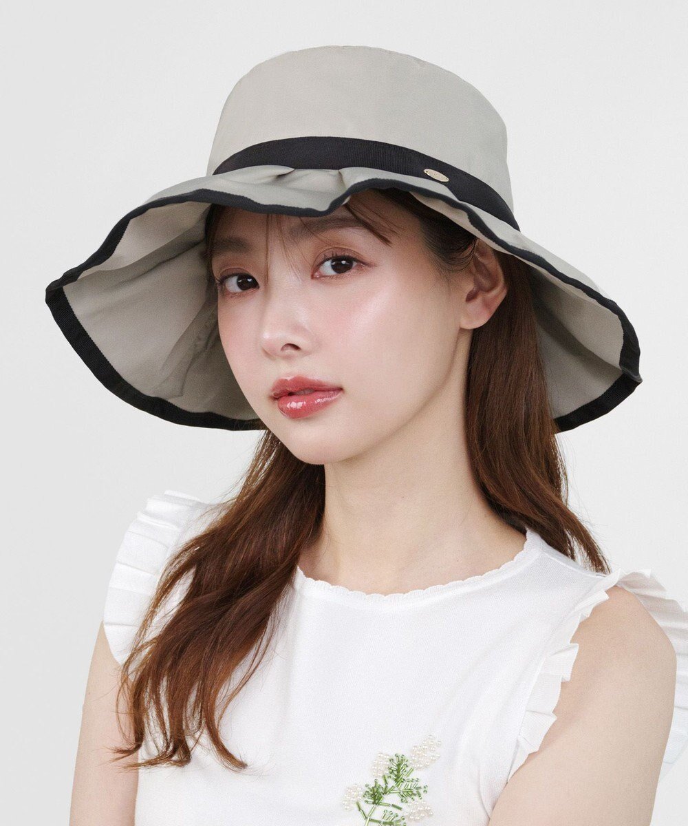 【トッカ/TOCCA】の【UV99%以上カット・吸水速乾・抗菌防臭・洗える・サイズ調整可・強撥水】FRILL RAIN HAT レインハット 人気、トレンドファッション・服の通販 founy(ファニー) 　ファッション　Fashion　レディースファッション　WOMEN　帽子　Hats　アウトドア　Outdoor　洗える　Washable　吸水　Water Absorption　抗菌　Antibacterial　タフタ　Taffeta　フェミニン　Feminine　フリル　Frills　帽子　Hat　メッシュ　Mesh　ラップ　Wrap　S/S・春夏　Ss・Spring/Summer　夏　Summer　エレガント 上品　Elegant　2025年　2025　2025春夏・S/S　Ss,Spring/Summer,2025　 other-1|ID: prp329100004391975 ipo3291000000031903156
