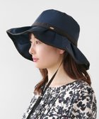 【トッカ/TOCCA】の【UV99%以上カット・吸水速乾・抗菌防臭・洗える・サイズ調整可・強撥水】FRILL RAIN HAT レインハット 人気、トレンドファッション・服の通販 founy(ファニー) ファッション Fashion レディースファッション WOMEN 帽子 Hats アウトドア Outdoor 洗える Washable 吸水 Water Absorption 抗菌 Antibacterial タフタ Taffeta フェミニン Feminine フリル Frills 帽子 Hat メッシュ Mesh ラップ Wrap S/S・春夏 Ss・Spring/Summer 夏 Summer エレガント 上品 Elegant 2025年 2025 2025春夏・S/S Ss,Spring/Summer,2025 thumbnail ネイビー系|ID: prp329100004391975 ipo3291000000031903159