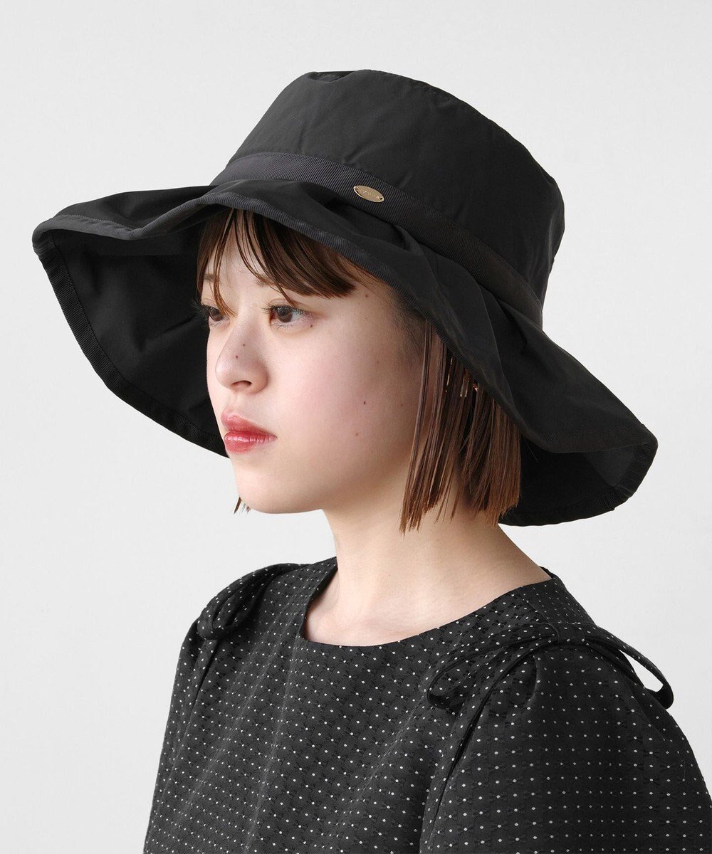 【トッカ/TOCCA】の【サイズ調整可・強撥水】FRILL RAIN HAT レインハット インテリア・キッズ・メンズ・レディースファッション・服の通販 founy(ファニー) 　ファッション　Fashion　レディースファッション　Fashion for Women　キャップ&ハット　Hats & Caps　アウトドア　Outdoor Clothing　吸水　Absorbent, Quick-Dry　抗菌　Antibacterial, Bacteria-Resistant　タフタ　Taffeta, Structured Fabric　フェミニン　Feminine, Girly　フリル　Frill, Ruffle　帽子　Hat, Headwear　メッシュ　Mesh, Net Fabric　ラップ　Wrap, Wrap Design　S/S・春夏　SS, Spring/Summer, Warm Season　夏　Summer　エレガント 上品　Elegant　2025年　2025　2025春夏・S/S　Spring/Summer 2025 SS25　ブラック系|ID: prp329100004391975 ipo3291000000033685931