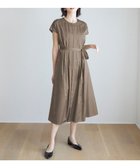 【自由区/JIYU-KU】の【カタログ掲載・洗える】シルキータック ワンピース シナモン|ID: prp329100004391976 ipo3291000000031792225