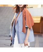 【自由区/JIYU-KU】の【SHIHOさん着用・洗える】ハーフスリーブ ジャケット サックス|ID: prp329100004392004 ipo3291000000031604843
