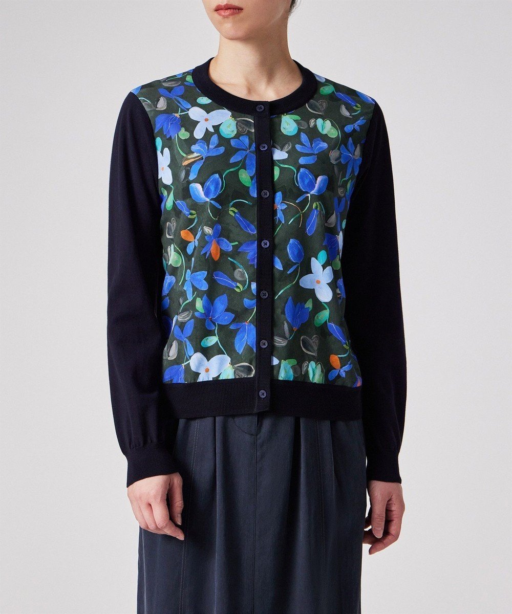 【ポール スミス/Paul Smith】の【洗える】Cyclamen コンビ カーディガン 人気、トレンドファッション・服の通販 founy(ファニー) 　ファッション　Fashion　レディースファッション　WOMEN　トップス・カットソー　Tops/Tshirt　カーディガン　Cardigans　カットソー　Cut And Sew　カーディガン　Cardigan　コンビ　Combination　シンプル　Simple　プリント　Print　ワーク　Work　エレガント 上品　Elegant　夏　Summer　S/S・春夏　Ss・Spring/Summer　洗える　Washable　A/W・秋冬　Aw・Autumn/Winter・Fw・Fall-Winter　 other-1|ID: prp329100004392009 ipo3291000000031779471