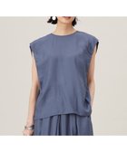 【自由区/JIYU-KU】の【カタログ掲載・セットアップ対応・接触冷感・UVケア・洗える】エアリーツイルノースリーブ ブラウス ブルーグレー|ID: prp329100004392084 ipo3291000000031743348