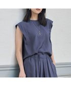 【自由区/JIYU-KU】の【カタログ掲載・セットアップ対応・接触冷感・UVケア・洗える】エアリーツイルノースリーブ ブラウス ブルーグレー|ID: prp329100004392084 ipo3291000000032151906