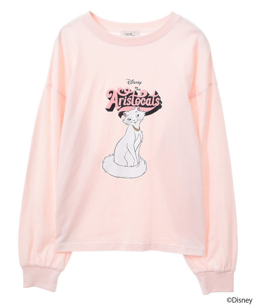 【アースミュージックアンドエコロジー/earth music&ecology】のDisney/The AristocatsプリントロンT インテリア・キッズ・メンズ・レディースファッション・服の通販 founy(ファニー) 　ファッション　Fashion　レディースファッション　WOMEN　トップス・カットソー　Tops/Tshirt　シャツ/ブラウス　Shirts/Blouses　ロング / Tシャツ　T-Shirts　カットソー　Cut and Sewn　カットソー　Cut And Sew　キャラクター　Character　スリーブ　Sleeve　ドロップ　Drop　プリント　Print　ポケット　Pocket　ロング　Long　夏　Summer　春　Spring　S/S・春夏　Ss・Spring/Summer　Pink|ID: prp329100004392099 ipo3291000000031969821