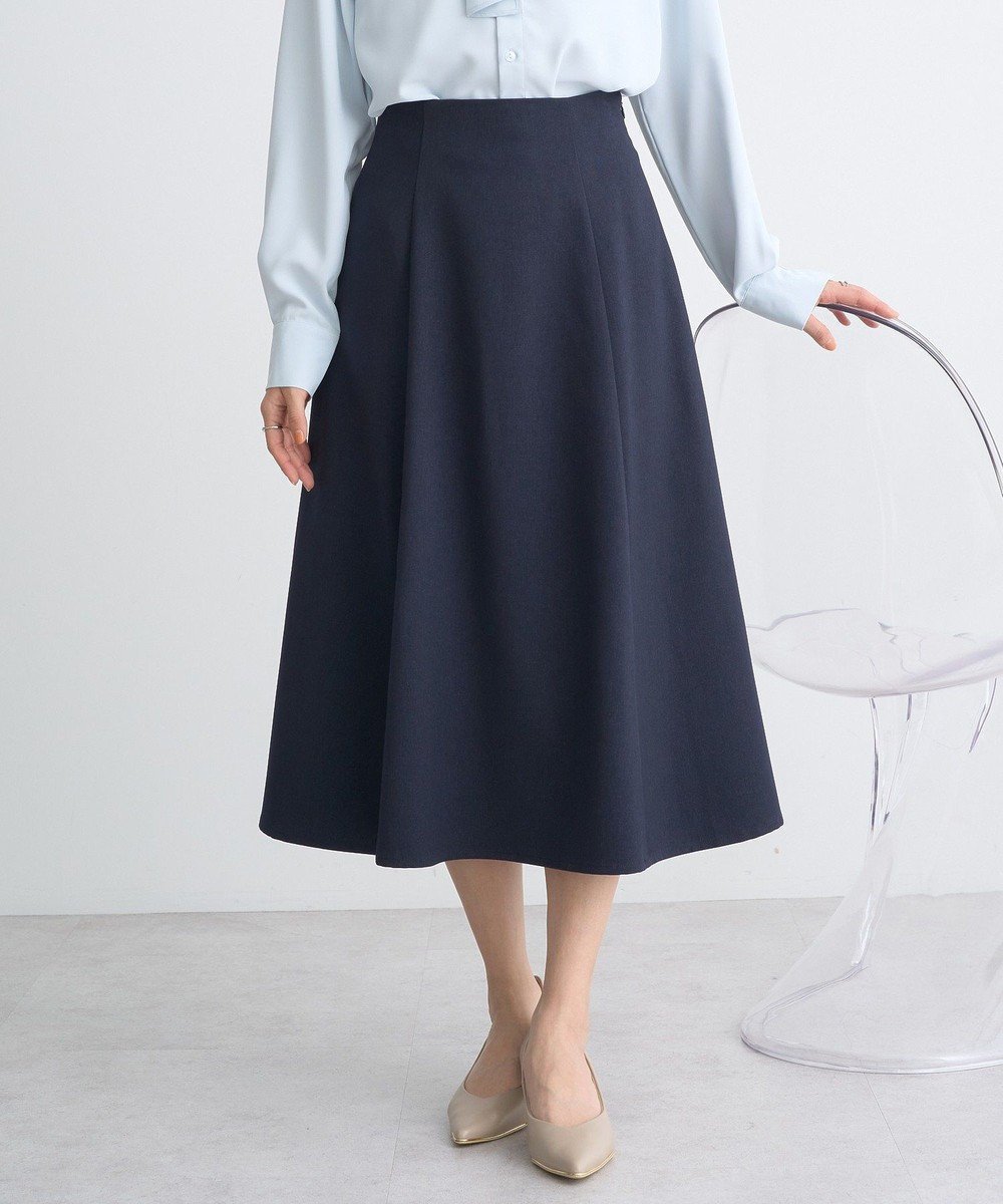 【アースミュージックアンドエコロジー/earth music&ecology】のすきな丈フレアスカート インテリア・キッズ・メンズ・レディースファッション・服の通販 founy(ファニー) 　ファッション　Fashion　レディースファッション　Fashion for Women　スカート　Skirts　Aライン・フレアスカート　A-Line & Flared Skirts　シンプル　Simple, Minimal　フェミニン　Feminine, Girly　フレア　Flare, Flared　ポケット　Pocket, Pocket Detail　夏　Summer　春　Spring　S/S・春夏　SS, Spring/Summer, Warm Season　Navy|ID: prp329100004392104 ipo3291000000033919003