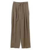 【ベイジ,/BEIGE,】の【洗える】PAWPAW / ウエストリボンタックワイドパンツ 人気、トレンドファッション・服の通販 founy(ファニー) ファッション Fashion レディースファッション WOMEN パンツ Pants ヴィンテージ Vintage 春 Spring 洗える Washable キュプラ Cupra シルク Silk シンプル Simple とろみ Thickness ドレープ Drape リボン Ribbon リラックス Relax ワイド Wide S/S・春夏 Ss・Spring/Summer NEW・新作・新着・新入荷 New Arrivals 夏 Summer エレガント 上品 Elegant ビジネス 仕事 通勤 Business thumbnail Khaki|ID: prp329100004392118 ipo3291000000030708407