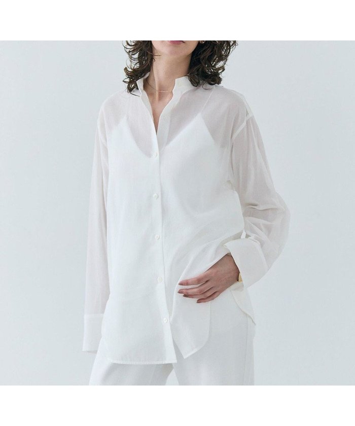 【ベイジ,/BEIGE,】の【洗える】PLUMERIA / コットンシアーバックボウタイブラウス インテリア・キッズ・メンズ・レディースファッション・服の通販 founy(ファニー) https://founy.com/ ファッション Fashion レディースファッション WOMEN トップス・カットソー Tops/Tshirt シャツ/ブラウス Shirts/Blouses エアリー Airy シアー Sheer センター Center マニッシュ Mannish ワイド Wide エレガント 上品 Elegant 夏 Summer 春 Spring S/S・春夏 Ss・Spring/Summer 洗える Washable ビジネス 仕事 通勤 Business |ID: prp329100004392120 ipo3291000000031963663