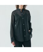 【ベイジ,/BEIGE,】の【洗える】PLUMERIA / コットンシアーバックボウタイブラウス Black|ID: prp329100004392120 ipo3291000000031963666