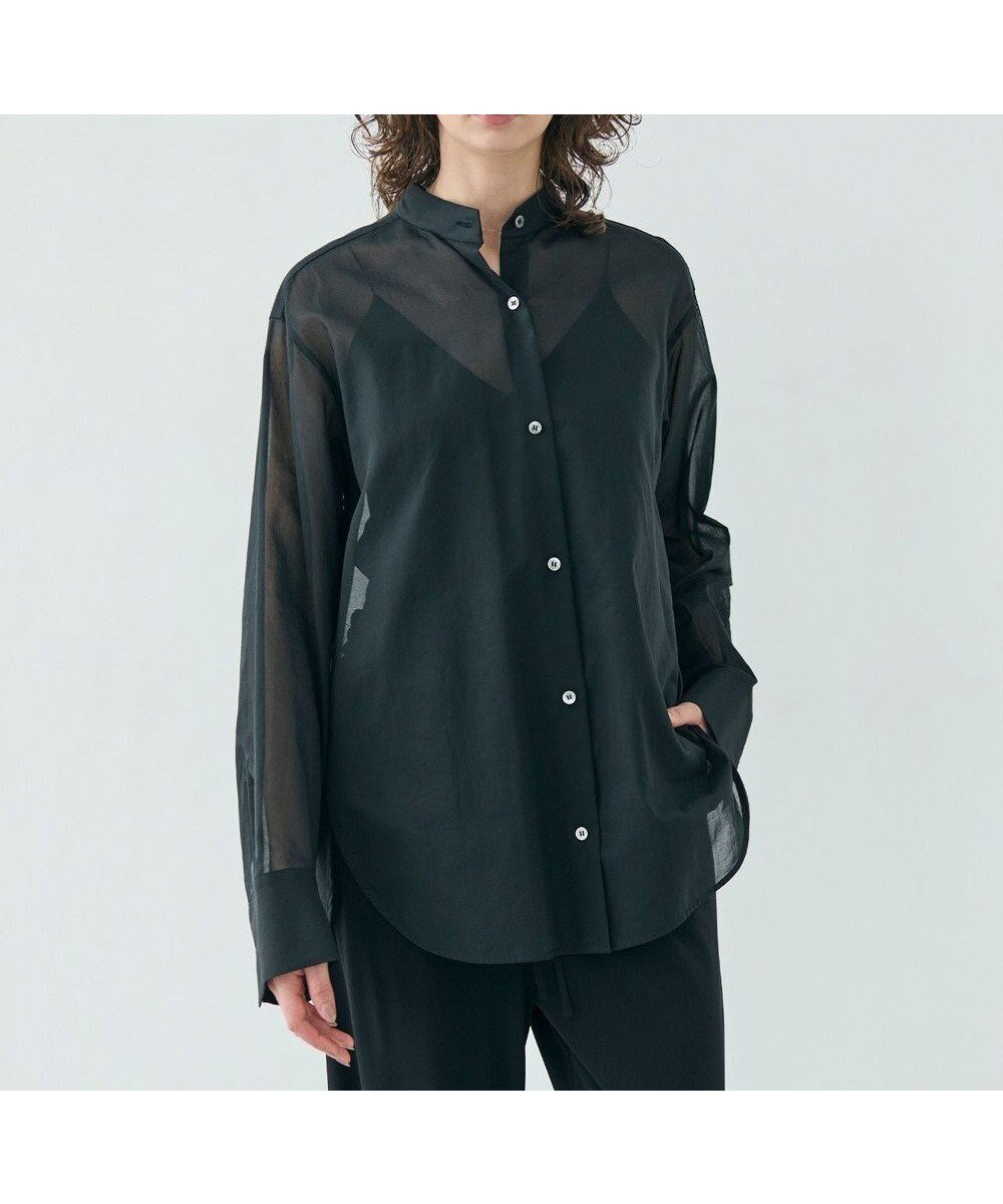 【ベイジ,/BEIGE,】の【洗える】PLUMERIA / コットンシアーバックボウタイブラウス インテリア・キッズ・メンズ・レディースファッション・服の通販 founy(ファニー) 　ファッション　Fashion　レディースファッション　WOMEN　トップス・カットソー　Tops/Tshirt　シャツ/ブラウス　Shirts/Blouses　エアリー　Airy　シアー　Sheer　センター　Center　マニッシュ　Mannish　ワイド　Wide　エレガント 上品　Elegant　夏　Summer　春　Spring　S/S・春夏　Ss・Spring/Summer　洗える　Washable　ビジネス 仕事 通勤　Business　Black|ID: prp329100004392120 ipo3291000000031963666