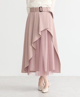【アースミュージックアンドエコロジー/earth music&ecology】のチュールドッキングイレヘムスカート 人気、トレンドファッション・服の通販 founy(ファニー) ファッション Fashion レディースファッション Fashion for Women スカート Skirts エレガント 上品 Elegant シンプル Simple, Minimal フェミニン Feminine, Girly フロント Front, Front Design ヘムライン Hemline, Bottom Cut ポケット Pocket, Pocket Detail レース Lace, Lace Fabric 夏 Summer 春 Spring S/S・春夏 SS, Spring/Summer, Warm Season |ID:prp329100004392144