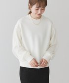 【アメリカンホリック/AMERICAN HOLIC】の袖チュール重ねプルオーバー Off White|ID: prp329100004392154 ipo3291000000031983129