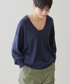 【アメリカンホリック/AMERICAN HOLIC】のVネックニットプルオーバー Navy|ID: prp329100004392159 ipo3291000000031697250