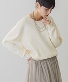 【アメリカンホリック/AMERICAN HOLIC】のスウェットライクニットプルオーバー Ivory|ID: prp329100004392160 ipo3291000000032031545