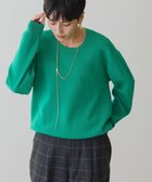 【アメリカンホリック/AMERICAN HOLIC】のスウェットライクニットプルオーバー Green|ID: prp329100004392160 ipo3291000000032031548