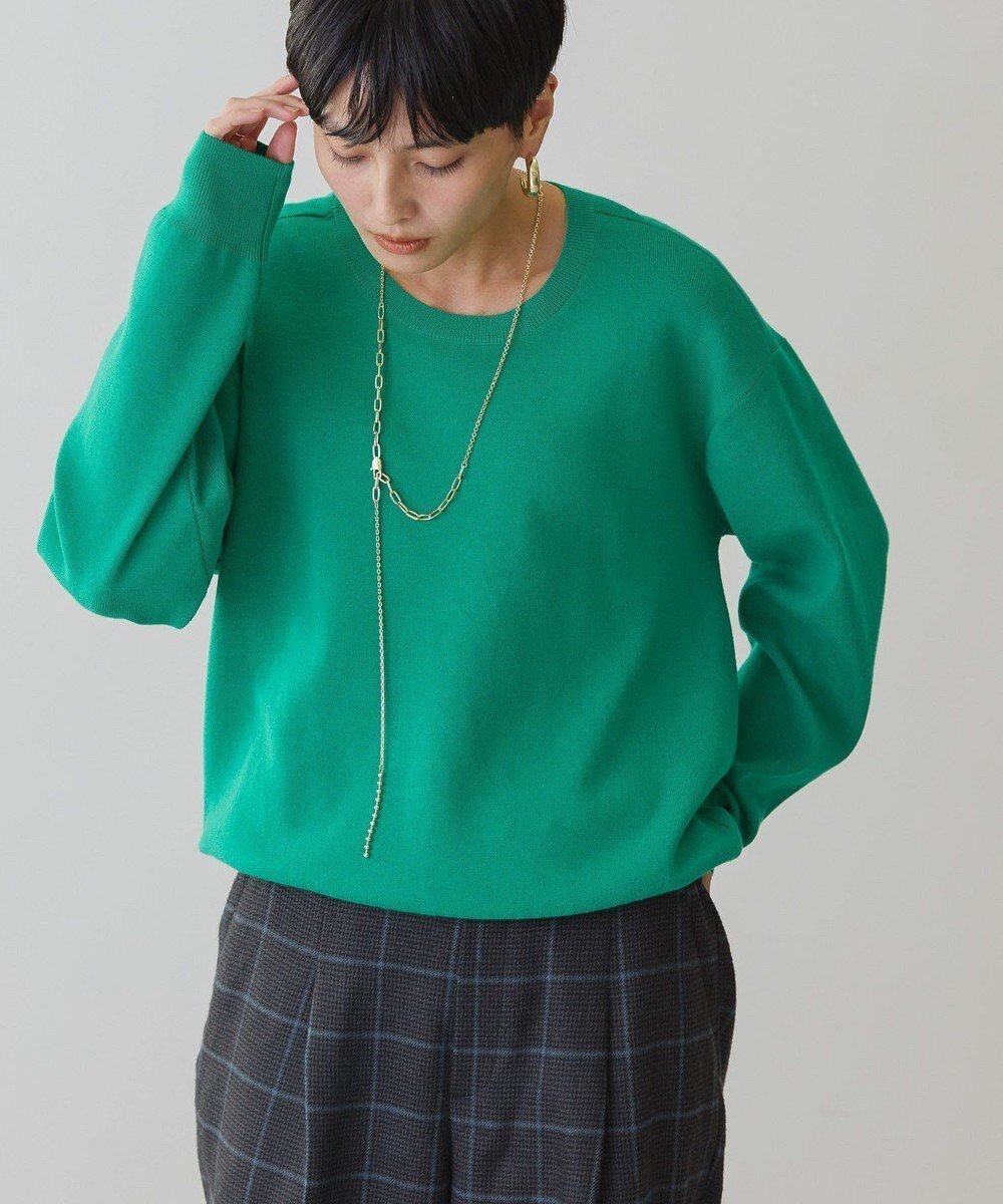 【アメリカンホリック/AMERICAN HOLIC】のスウェットライクニットプルオーバー インテリア・キッズ・メンズ・レディースファッション・服の通販 founy(ファニー) 　ファッション　Fashion　レディースファッション　WOMEN　トップス・カットソー　Tops/Tshirt　ニット　Knit Tops　パーカ　Sweats　プルオーバー　Pullover　スウェット　Sweat　おすすめ　Recommend　セーター　Sweater　エレガント 上品　Elegant　夏　Summer　春　Spring　S/S・春夏　Ss・Spring/Summer　Green|ID: prp329100004392160 ipo3291000000032031548