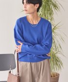 【アメリカンホリック/AMERICAN HOLIC】のスウェットライクニットプルオーバー Blue|ID: prp329100004392160 ipo3291000000032031552